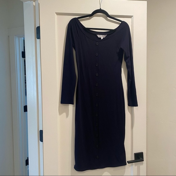 NWT! Intermix Helene Button Front Dress Size M - Picture 5 of 6